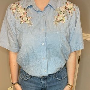 Vintage Premire Jean Like Blouse